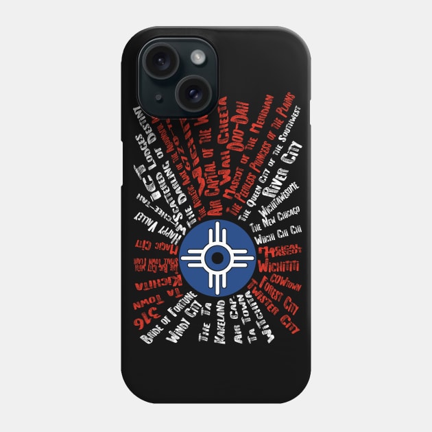 Wichita's Nicknames Phone Case by RedRock_Photo