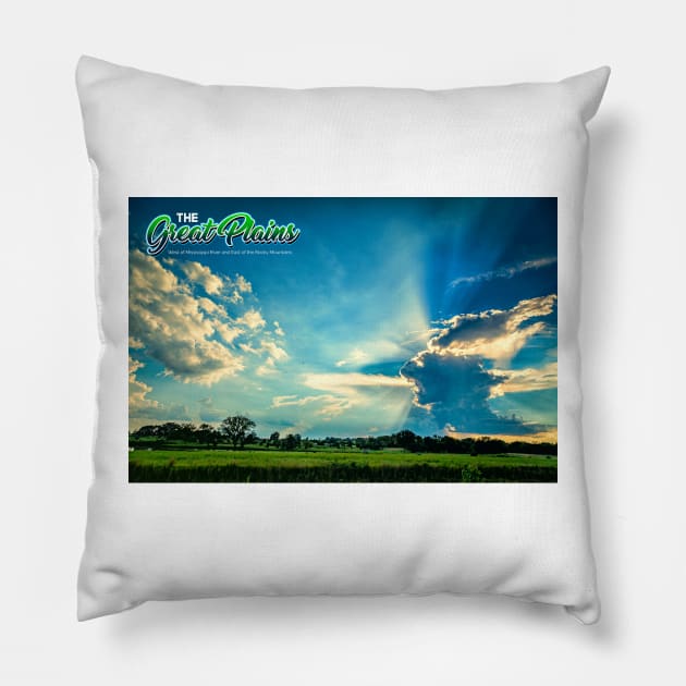 The Great Plains Pillow by Gestalt Imagery
