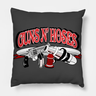 Guns and Hoses Pillow