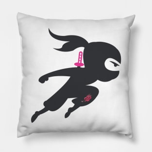 Ninja Girl Pillow