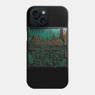 Circuit Board Cityscape Phone Case