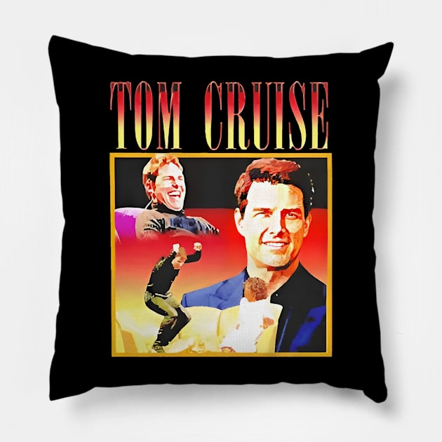 Tom cruise//Retro for fans Pillow by DetikWaktu