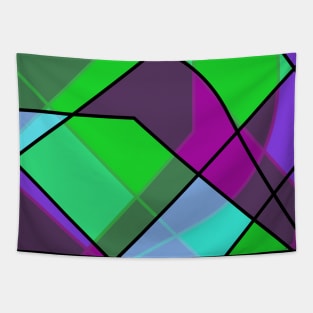 Multicolored abstract pattern Tapestry