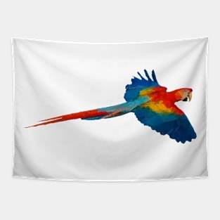 Low Poly Parrot Tapestry