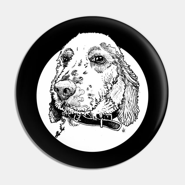 Cocker Spaniel Pin by TattooTshirt