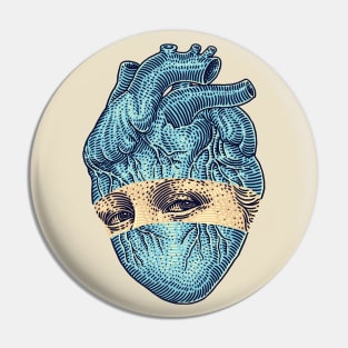 Heart of Blue Pin