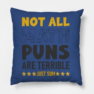 not all math puns are terrible just sum Pillow