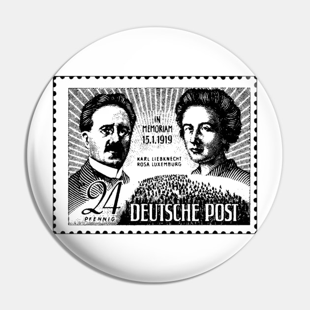 Rosa Luxemburg and  Karl Liebknecht Pin by truthtopower