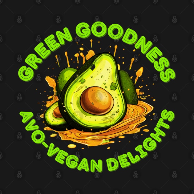 Green Goodness: Avo-Vegan Delights Avocado Vegan by OscarVanHendrix