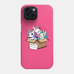 Adopt a Unicorn Phone Case