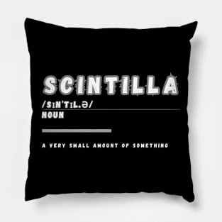 Word Scintilla Pillow