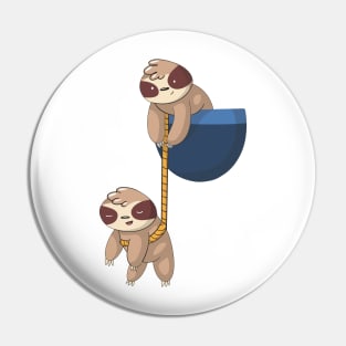 Hanging Pocket Sloth Pin