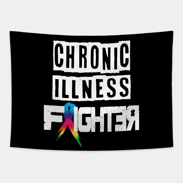 Chronic illness fighter! Tapestry by spooniespecies