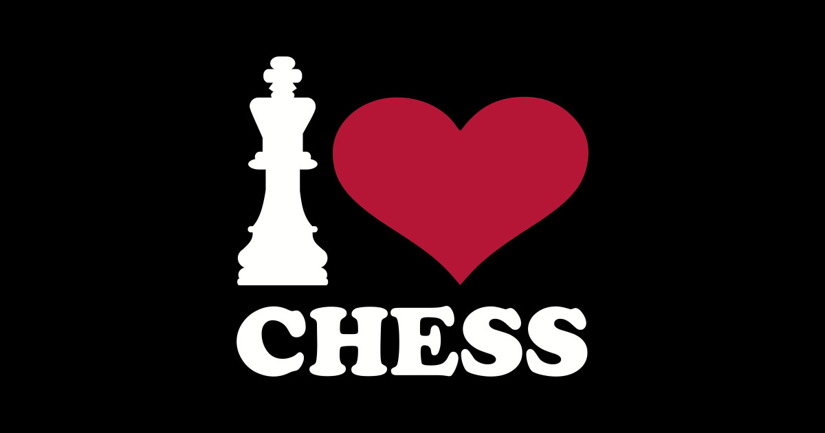 I Love Chess Chess Sticker Teepublic 