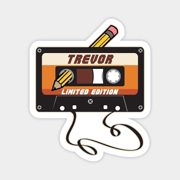 Trevor - Limited Edition Cassette Tape Vintage Style Magnet by torrelljaysonuk