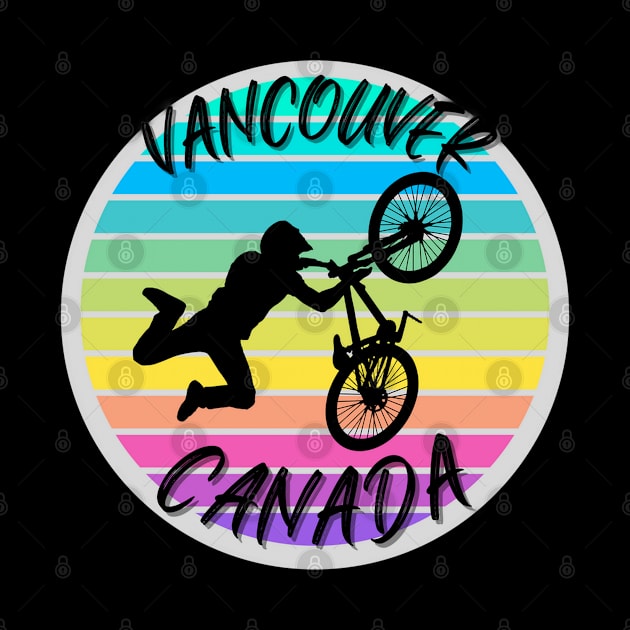 Vancouver Canada Mountain biking by Aspectartworks