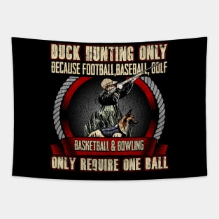 Duck Hunting Hunter Funny Humor Sayings Tapestry