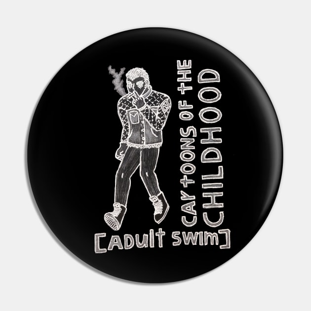 Adult Swim, cartoons of the childhood Pin by Omnivorous