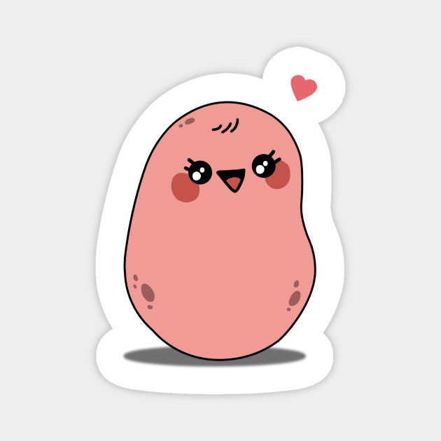 Kawaii Potato Kawaii Potato Magnet Teepublic I am an otaku but my friends, they are about 50% of an otaku. kawaii potato