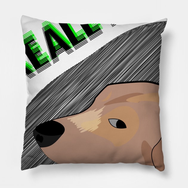 Really meme Funny meme dog, cool doggo, really Pillow by My Style