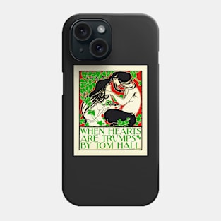 WHEN HEARTS ARE TRUMPS BY TOM HALL Vintage Theater Advertisement Art Poster by Will Bradley Phone Case