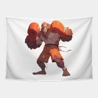 Orangutan Boxer Tapestry