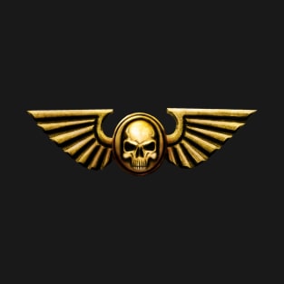 Imperial Skull and Wings Gold T-Shirt