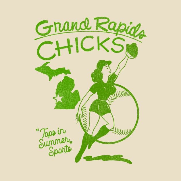 Defunct Grand Rapids Chicks Women's Baseball Team by Defunctland