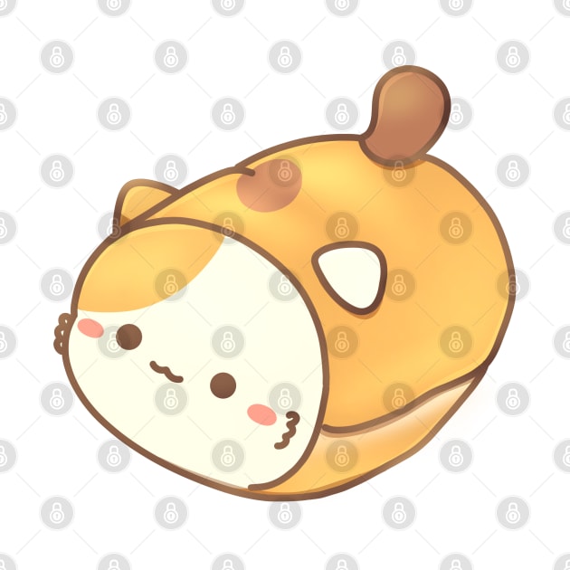 Bread loaf cat by @muffin_cat_ig