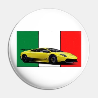 Murcielago SV Italian Print Pin