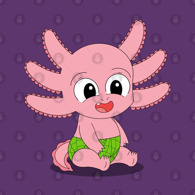 Little Axolotl (2021) by garciajey