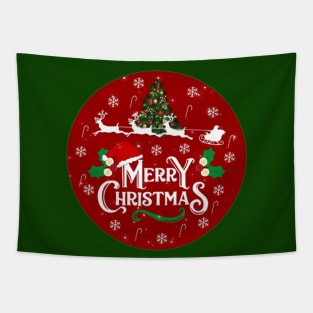 Merry Christmas Tapestry