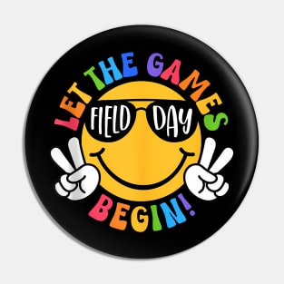 Field Day Let The Games Begin 2024 Kids Boys Girls Teachers Pin