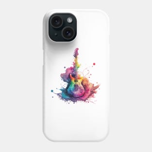 Colorful guitar Phone Case