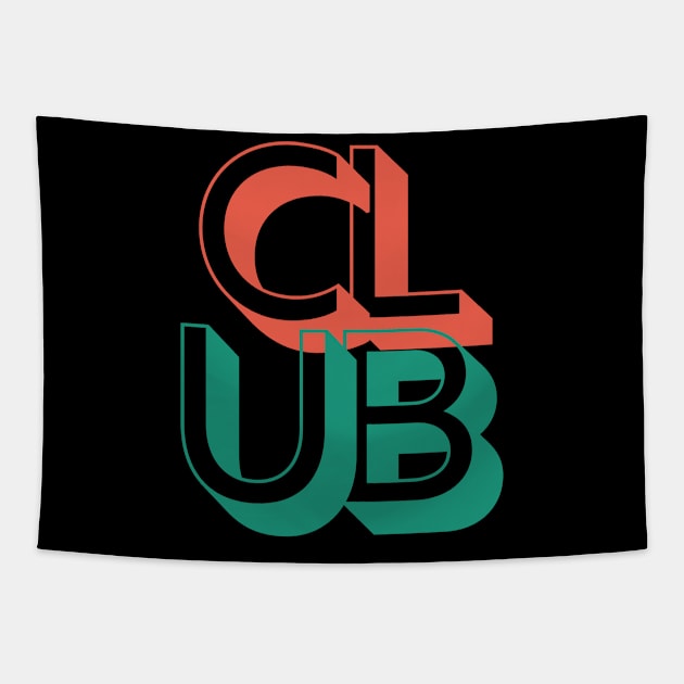 Retro Club Tapestry by Rev Store