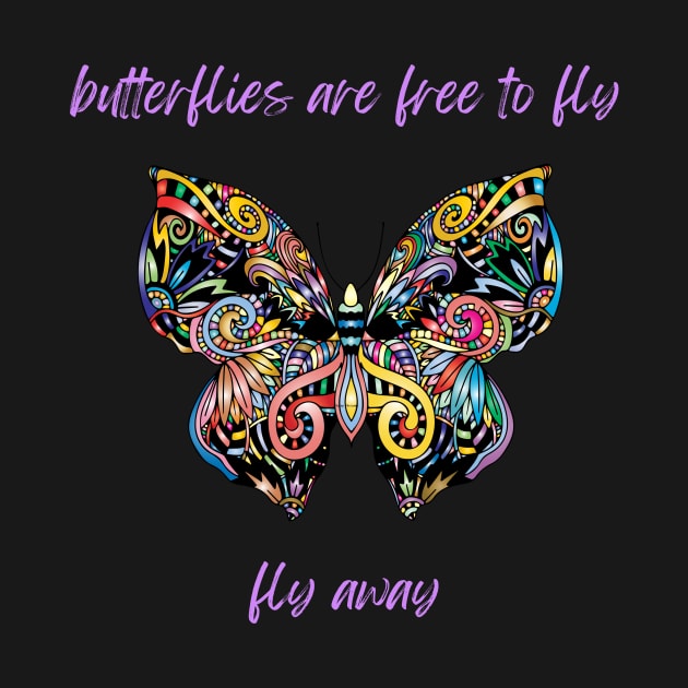 Butterflies Are Free To Fly by The Open Wave