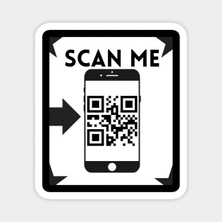 Scan Me QR Design Magnet