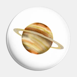 Amazing Planet Artwork Design Pin