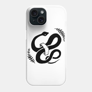 inktober snake ring Phone Case