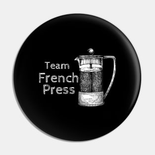 Team French Press - Kaffee Kanne & Coffee love Pin