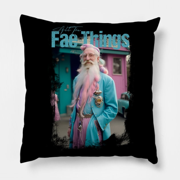 Final Form Pastel Wizard - Heinrich Pillow by All The Fae Things