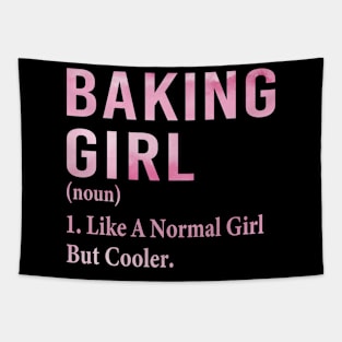 Baking Girl Humor Baking Lover Funny Kitchen Tapestry