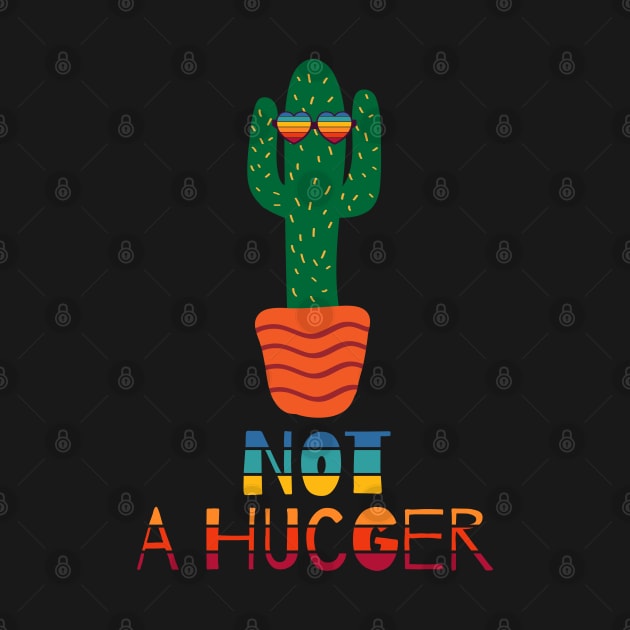 Not A Hugger Funny Sarcastic cactus by heidiki.png