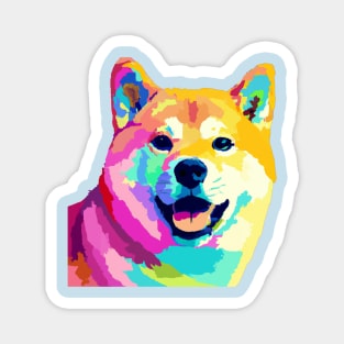 Shiba Inu Pop Art - Dog Lover Gifts Magnet