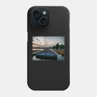 Sunset at Windsor and boat trip Phone Case