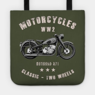 Motorrad R71  Retro Vintage Motorcycle WW2 Tote