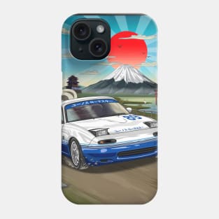 Mazda Miata Eunos Roadster Japanese Art Phone Case