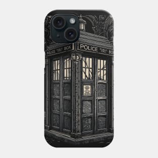 Gothic Tardis Phone Case