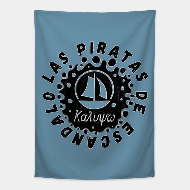 Las Piratas de Escandado Sail Crew Tapestry by badlydrawnbabe