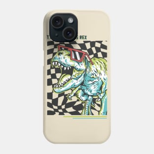 Rex Vision: 3D Jurassic Style Phone Case